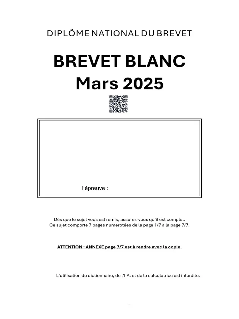 Brevet blanc de français : questions essentielles pour bien se préparer