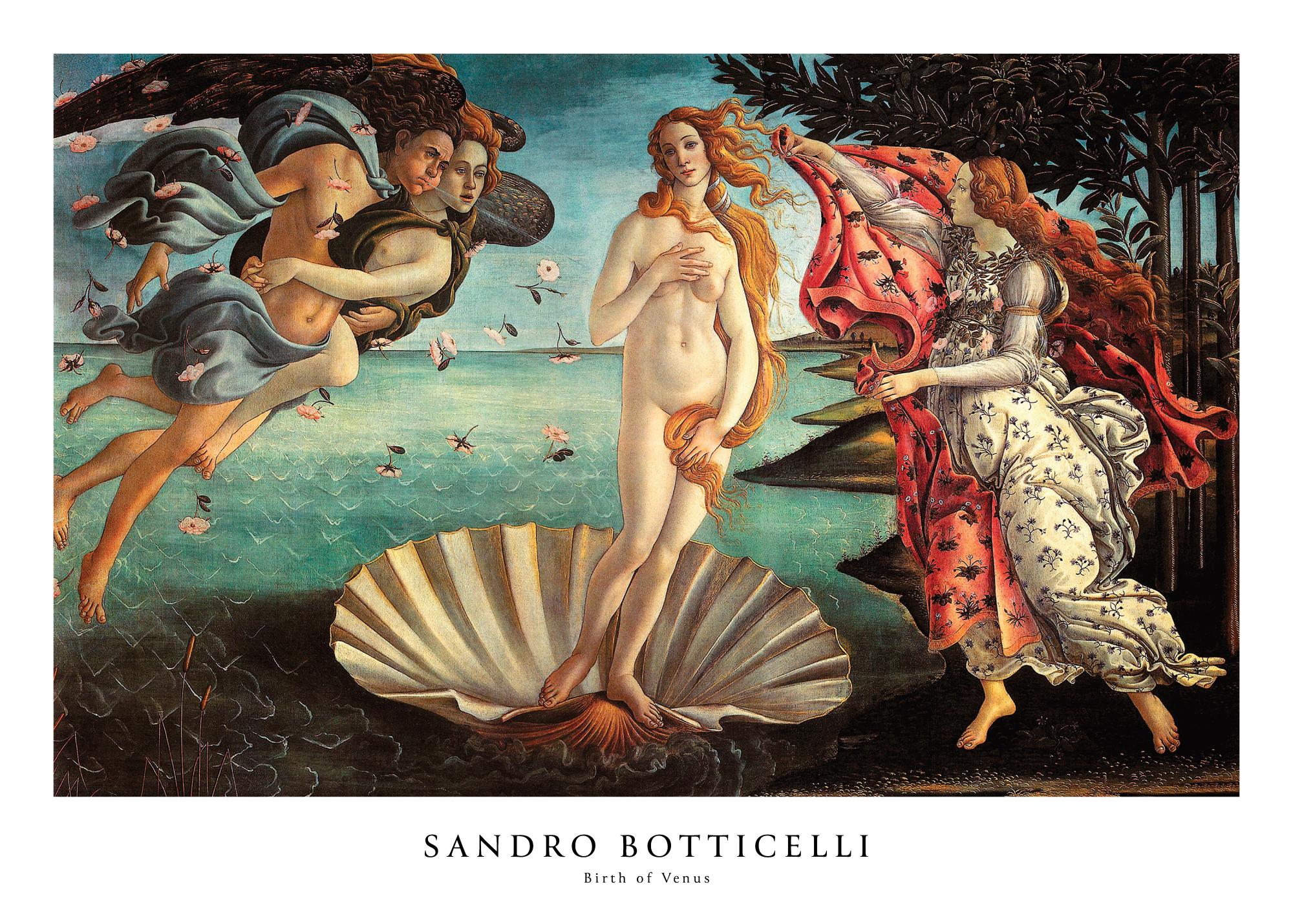 La Naissance de Vénus de Sandro Botticelli